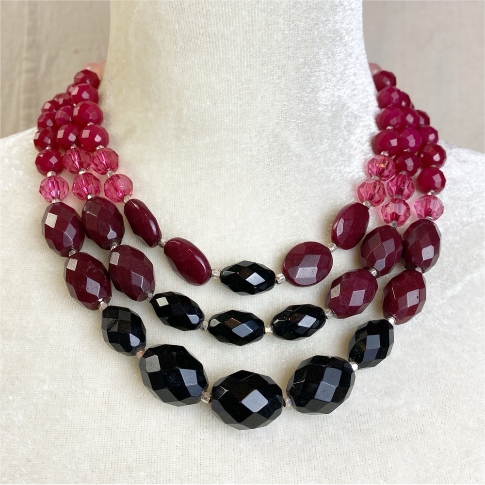 WHBM Multi-Strand Beaded Necklace
